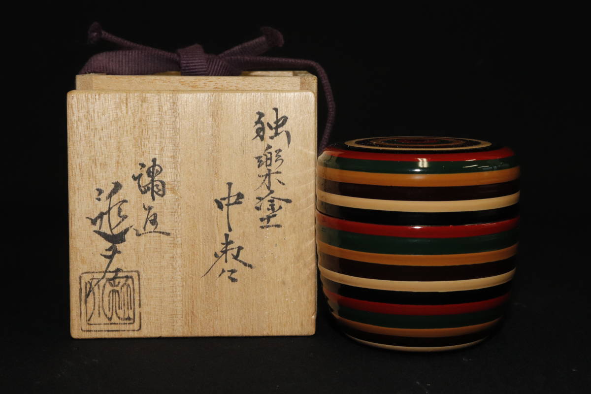 初出し品 廣島塗 高台寺蒔絵 大棗 永田宗伴 在銘 茶道具 高台寺 初出し品 廣島塗 高台寺蒔絵 大棗 永田宗伴 在銘 茶道具 高台寺