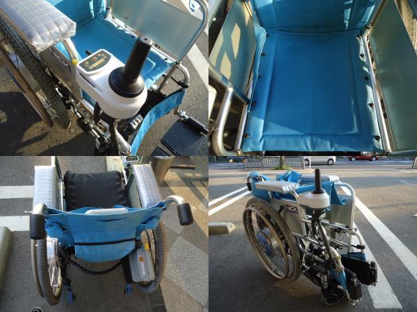 ヤマハ☆電動車いす☆Nick☆新品バッテリー付き☆ROHOクッション付き 