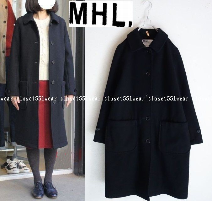 美品MHL.マーガレットハウエル☆上質BASIC MELTON メルトン ステン 