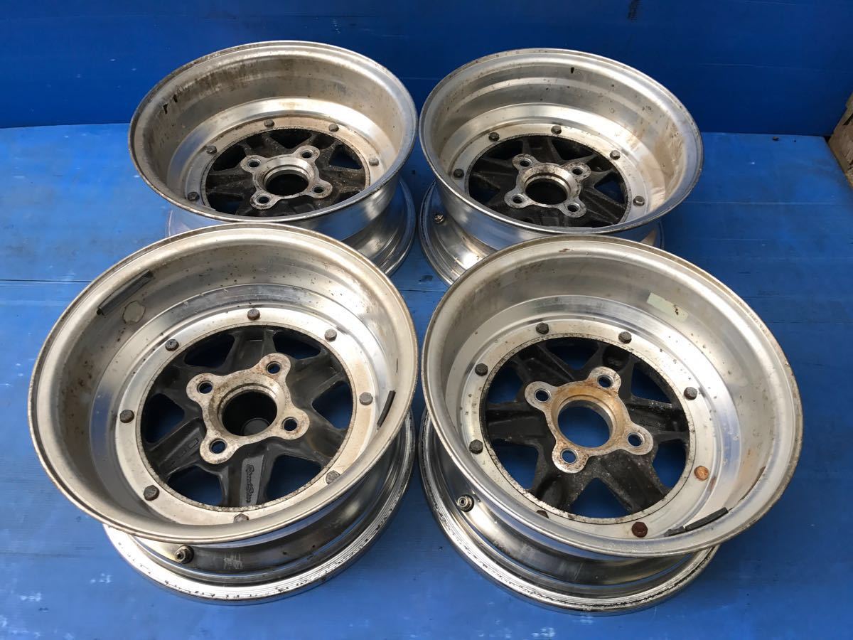当時物 ロンシャン スピードスター XR-4 14インチ SSR XR4 6.5J 7J 