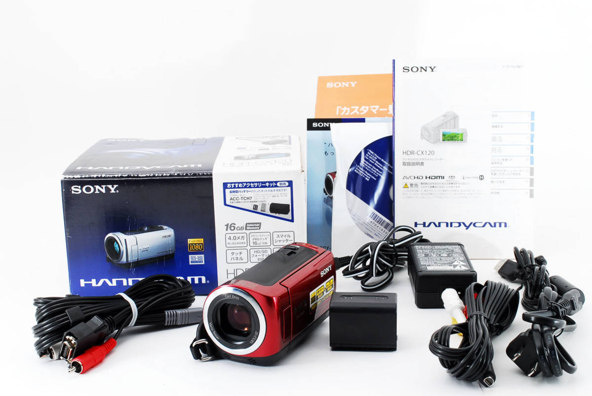 新品，定番 小型軽量 機種 元箱あり SONY ソニー HDR-CX120 #967 安心の１年間返品保証付き(ソニー)｜売買されたオークション情報、yahooの商品情報をアーカイブ公開 - オークファン ソニー