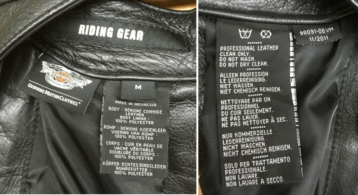 レザーパンツ F_ 美品 ☆ ハーレーダビットソン メンズ ライディング