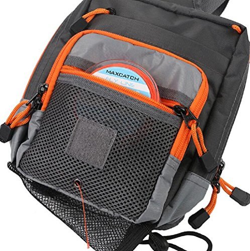 ★本日限定価格★即決★色灰色 MAXIMUMCATCH 大容量 釣りバッグ ショルダーバッグ 斜めかけ タックルバッグ アウトドア_3