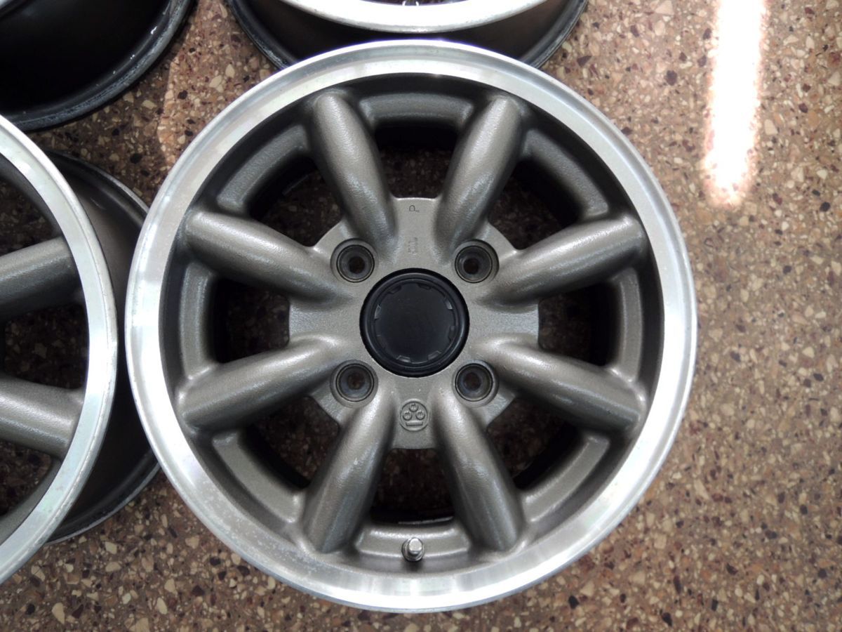 BORBET 13インチ 100⁄4H 当時物☆レア ＋38 13×5.5j 中古アルミ 