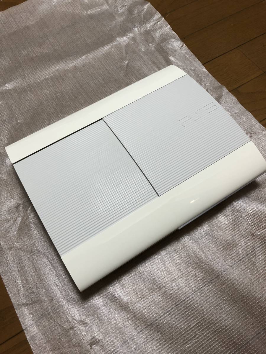 ★新品同様　完品★　PlayStation3 (250GB) CECH-4000B　クラシックホワイト　AVケーブル未使用 PS3 250GB 本体 新品未通電 500GB 250GBの通販