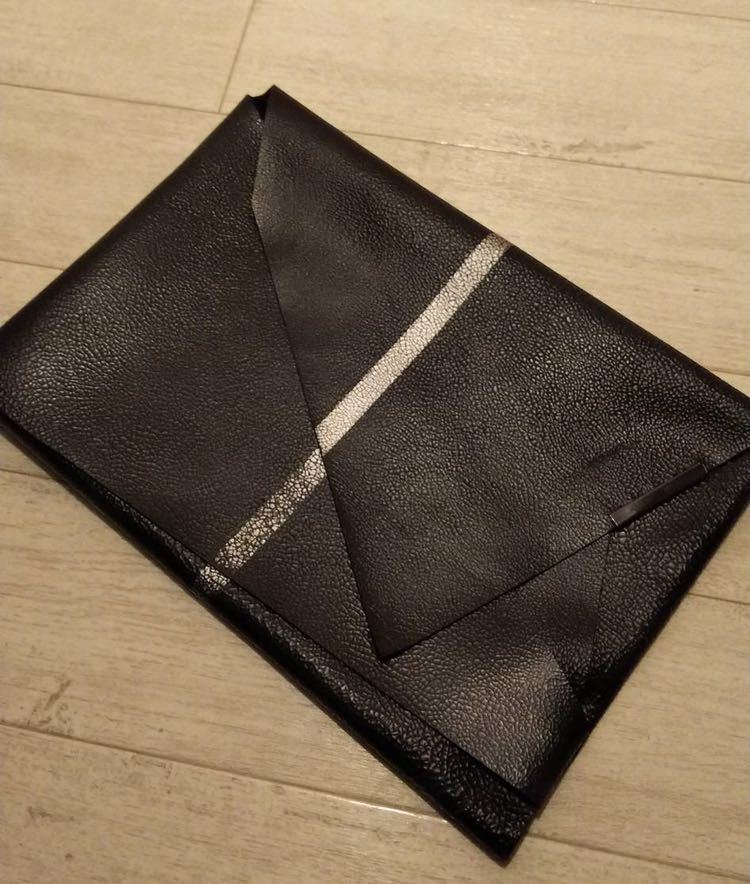 MA_JULIUS ×所作 コラボレーション レザー クラッチ バッグ エムエー ユリウス
