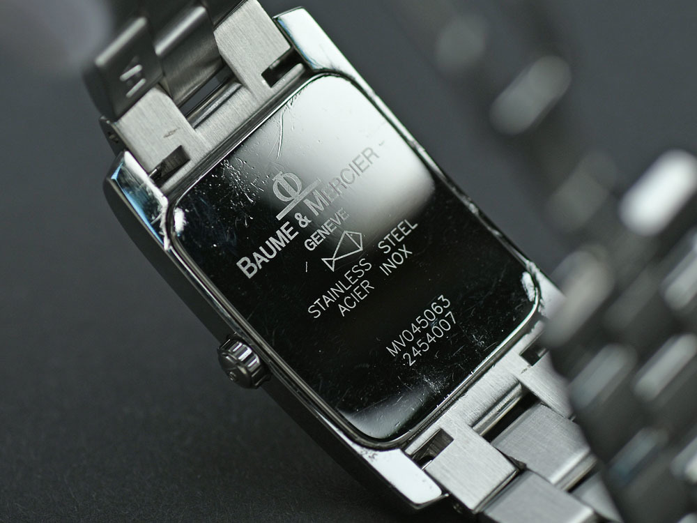 ボーム＆メルシエ BAUME＆MERCIER 紳士用腕時計 ハンプトン MV045063 クォーツ メンズ 研磨仕上げ済み 中古