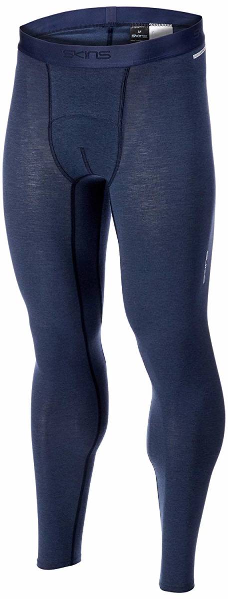 【新品未使用品】SKINS [スキンズ] Recovery Sleep メンズ ロングタイツ ST01012045　ネイビーブルー