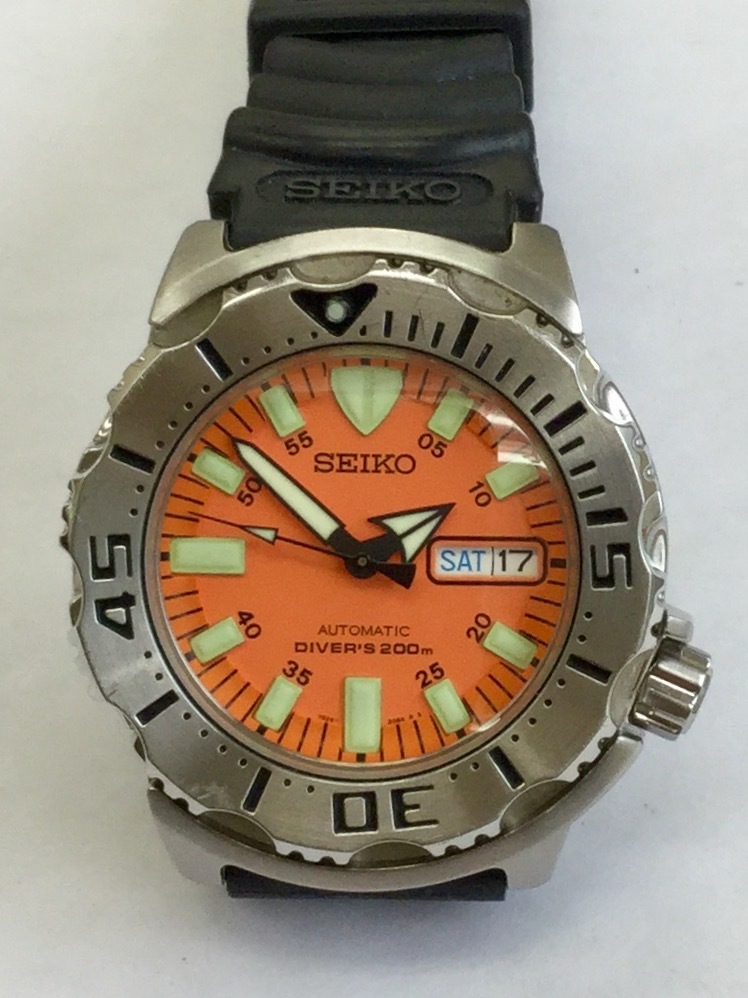 セイコー SEIKO【 ダイバーズ 200m 】 オレンジモンスター ☆7S26-0350 