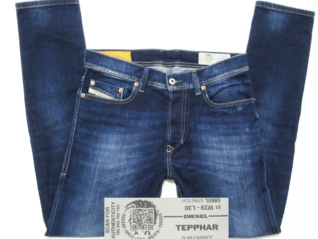 美品 即決 DIESEL TEPPHAR ディーゼル テパー テッパー W29 スリム 