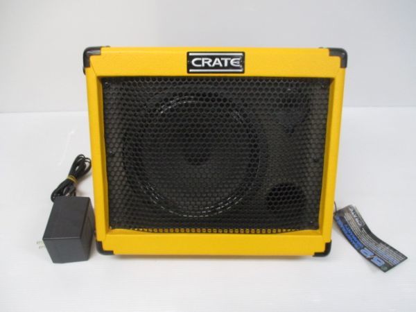 HH2141-181115-087【美品】CRATE TX15J TAXI ポータブル アンプ アダプタ付き　動作良好 クレイト