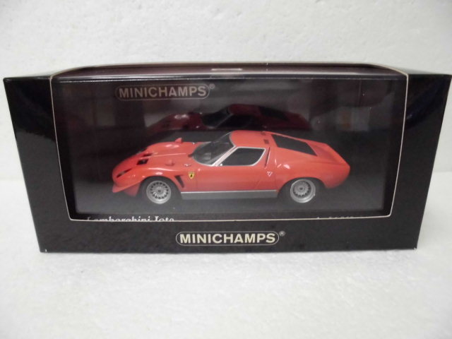  ミニチャンプス 1/43 ランボルギーニ イオタ 1970 レッド(乗用車)｜売買されたオークション情報、yahooの商品情報をアーカイブ公開 - オークファン 乗用車