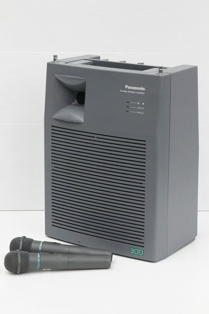 Panasonic/パナソニック ポータブルワイヤレスアンプ マイク2本セット