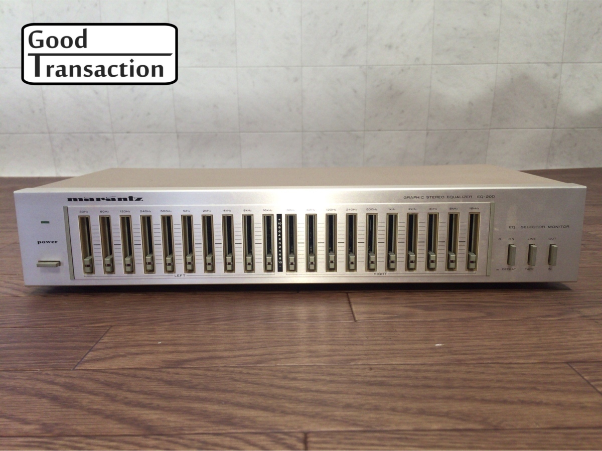 115K11○marantz マランツ グラフィックイコライザー EQ-20D 【公式通販】