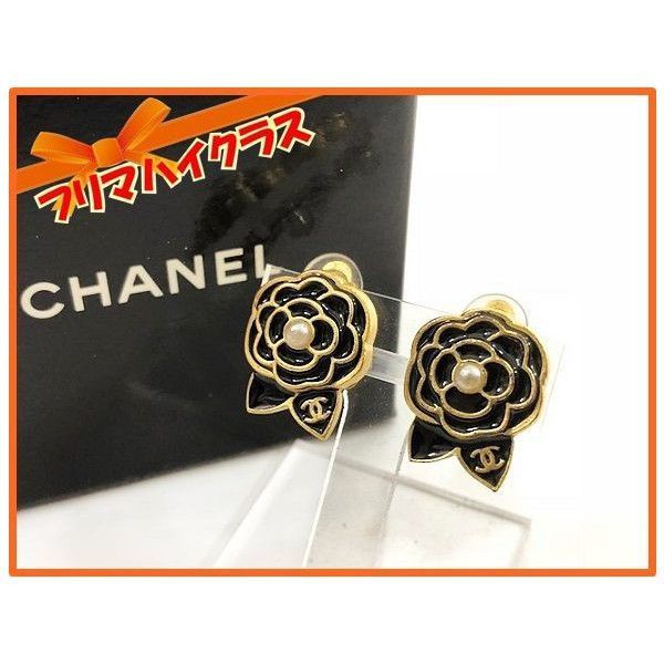 シャネル CHANEL カメリア イヤリング ココマーク フラワー ピアス