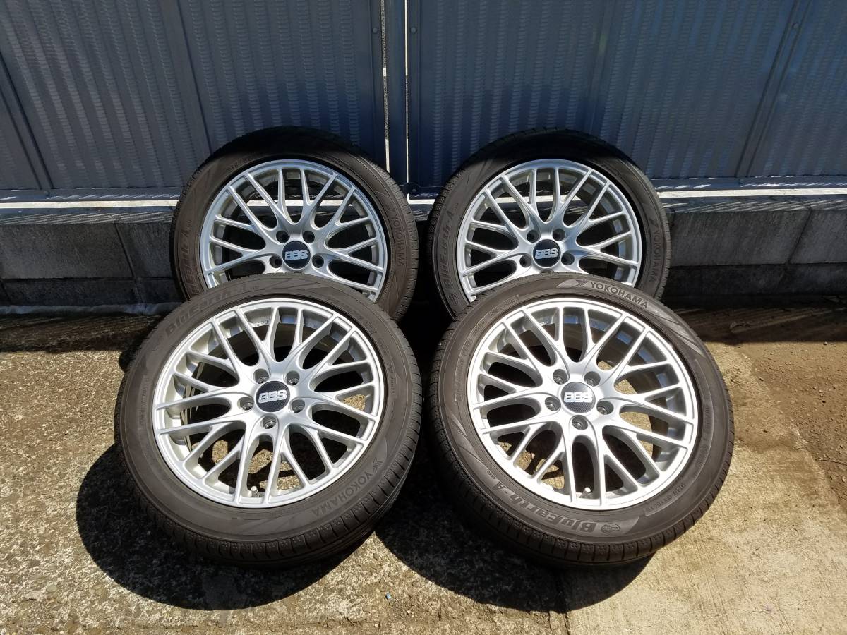 BBS - 17インチ ホイール 114.3 7J メルカリ CS ET38 CS027 114.3の 