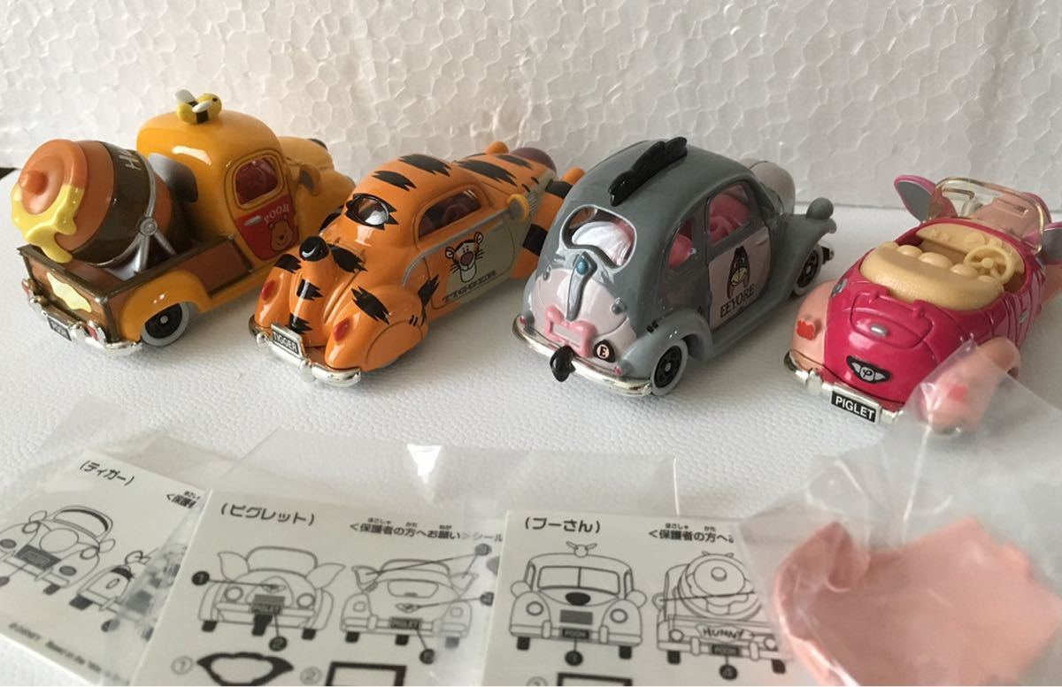 東京ディズニーリゾート トミカ4台セット プーさん、イーヨー 他 東京ディズニーリゾート トミカ プーさんシリーズ4台セット 2006年