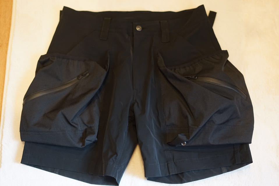 TROVE トローブ TROVEx岡部文彦 / BIG POCKET SHORTS /TYPEACTIVE4WAY (BLK)　SIZE2 ギアホリックGearholic sassafrasササフラス VALLICANS