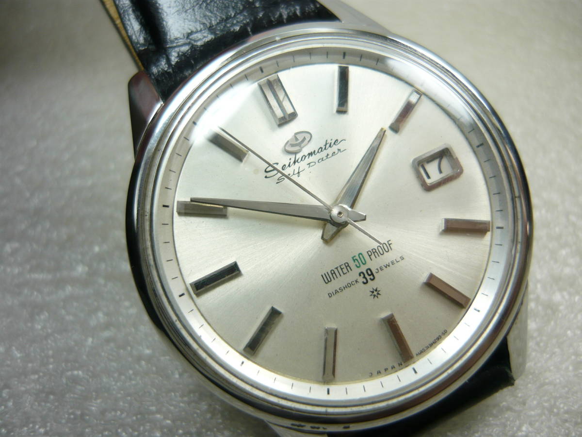 1960年代/ セイコーマチック・セルフデーター 39石自動巻き（*SS 美品 