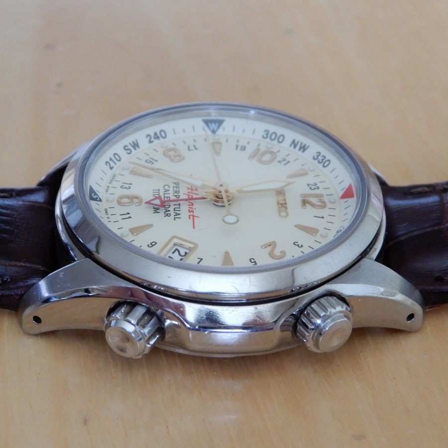 セイコー アルピニスト クォーツ チタン 8F56-00D0 SEIKO