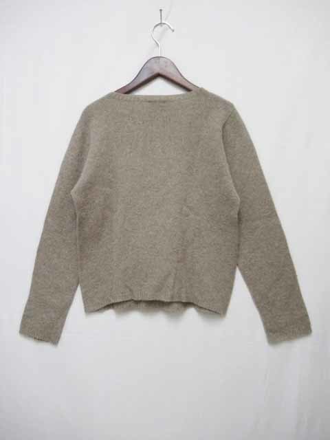 マーガレットハウエル スコットランド製ウールカシミアニット