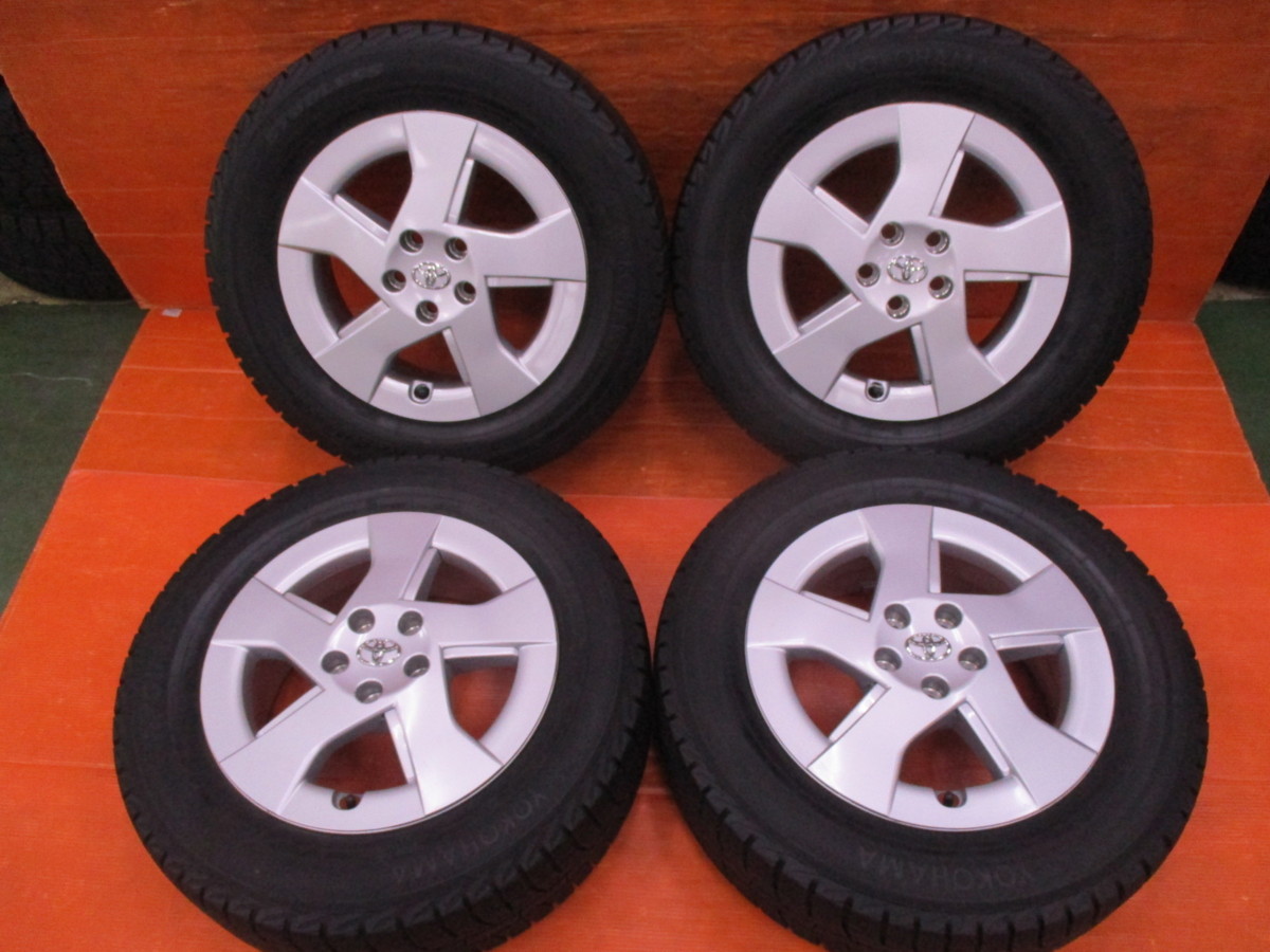 Z】トヨタ 30プリウス 前期純正 15インチ 6J +45 PCD100 5H ヨコハマ 