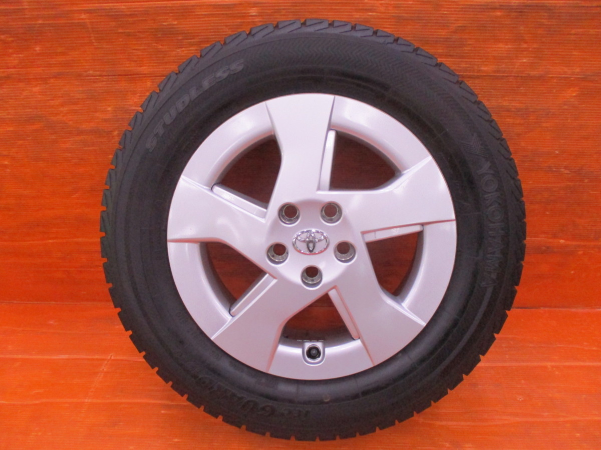 Z】トヨタ 30プリウス 前期純正 15インチ 6J +45 PCD100 5H ヨコハマ 