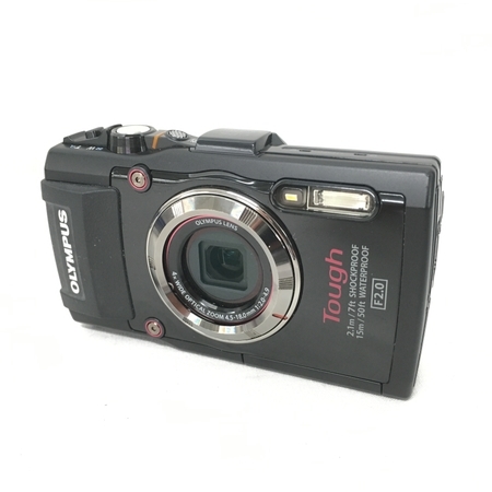 OLYMPUS STYLUS TG-3 Tough オリンパス デジタル カメラ コンデジ ブラック 中古 W3574692