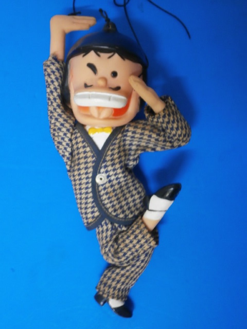 おそ松くん イヤミ シェーポーズ 赤塚不二夫 年代物 ソフビ人形