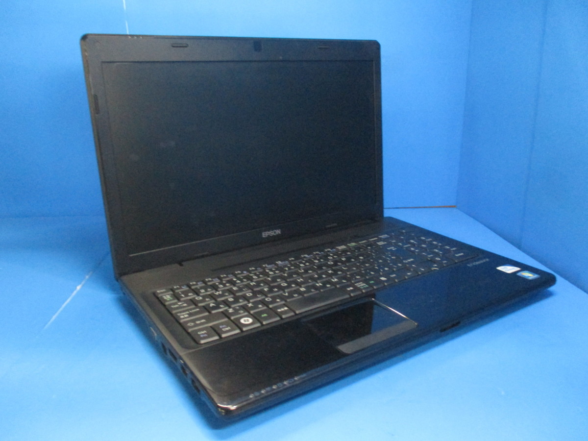 EPSON Endeavor NJ3300 Pentium P6100 2GHz 2GB DVDスーパーマルチ ノート ジャンク N65715