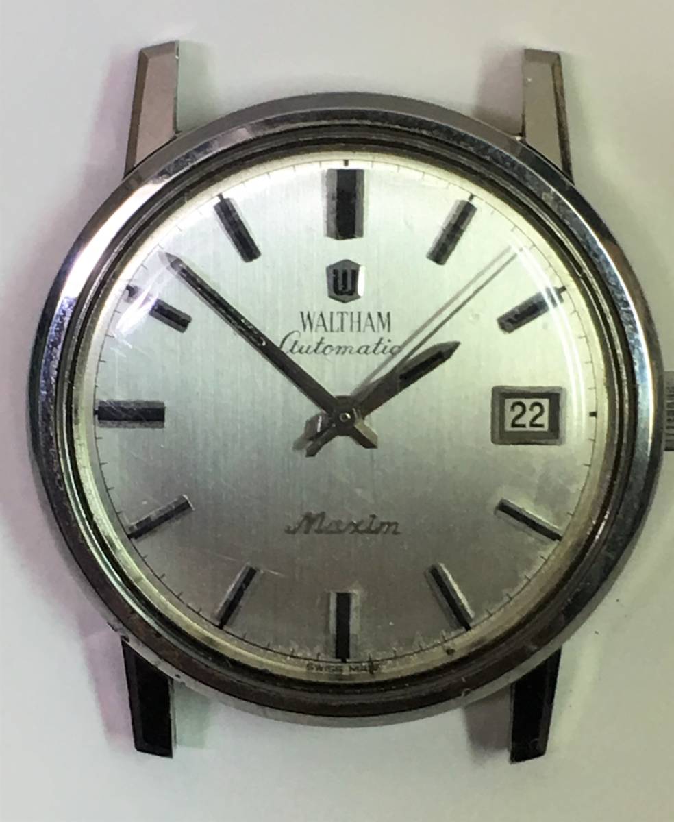 ◇WALTHAM ウォルサム Maxim 腕時計 自動巻き デイト◇