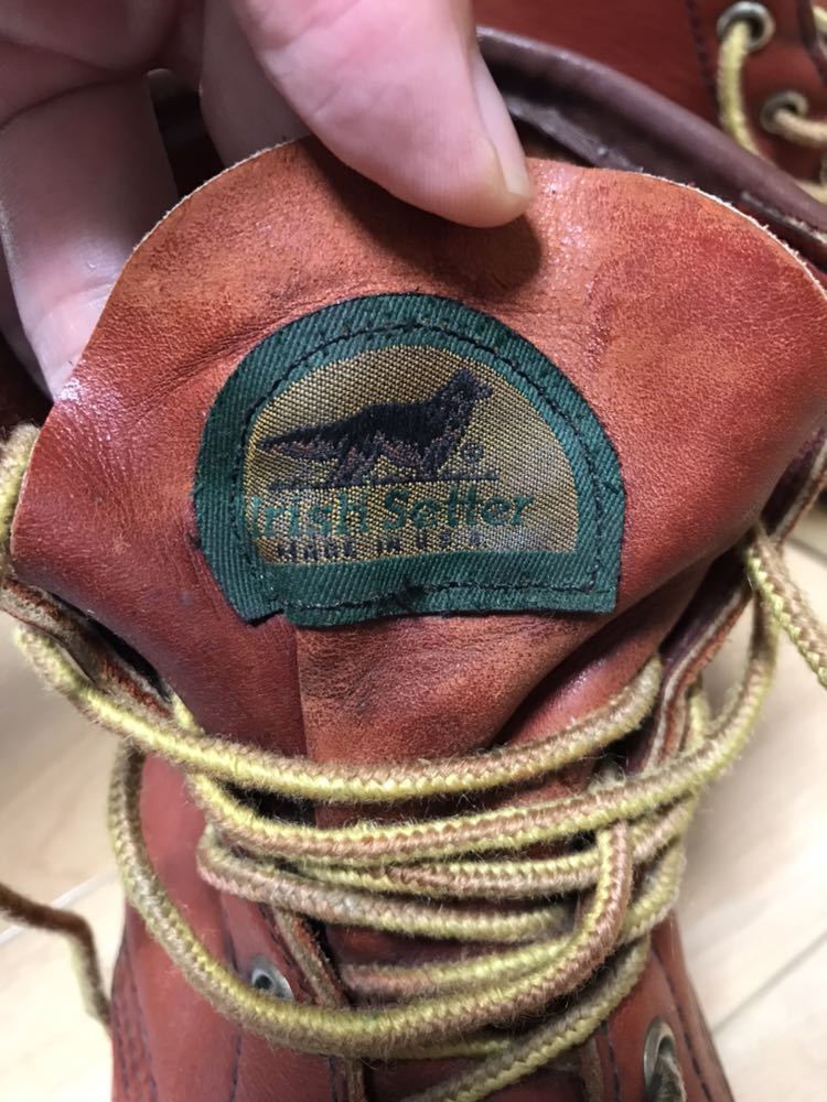 REDWING レッドウィング96年製redwing875半円犬タグ赤茶ヴィンテージ8 
