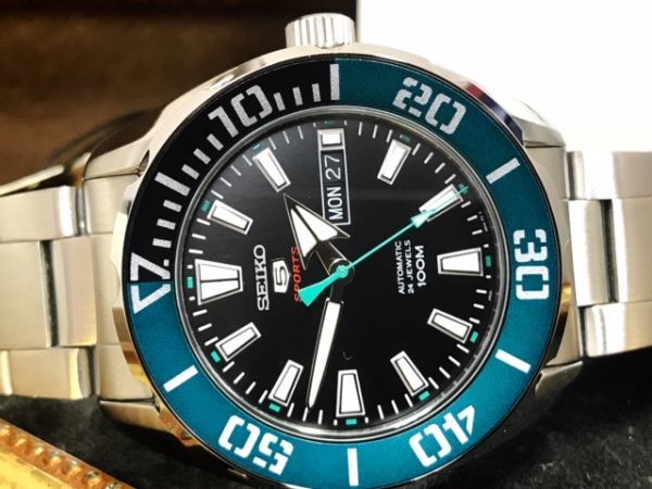 2018新型ダイバーズモデル 新品セイコー SEIKO5スポーツ ダイバー自動巻き 腕時計 回転ベゼル 【セイコー5 スポーツ SEIKO5 SPORTS】