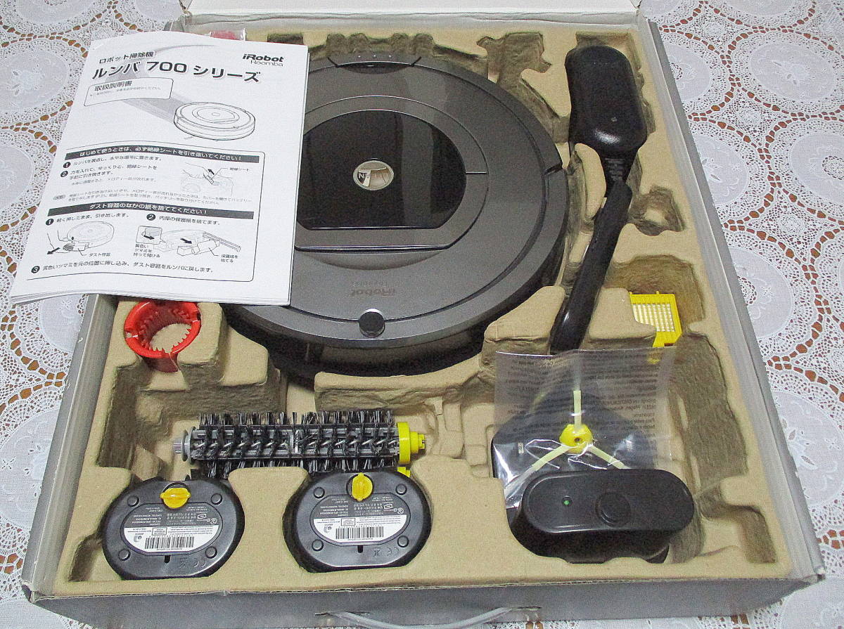 ルンバ iRoot Roomba 780 フィルター・エッジブラシ・バッテリー新品！完動！美品！