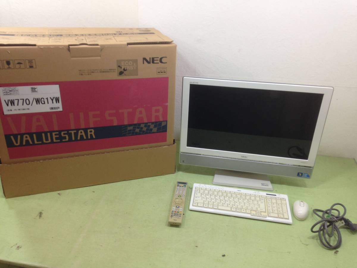 NEC VALUESTAR Core : 液晶一体型パソコン N PC-VN770FS6R パーソナル 