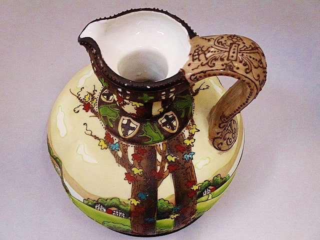 オールドノリタケ Noritake ウッドランド エナメル盛花瓶 - 敬誠アート オールドノリタケの作品一覧 ] 公式 [ Vol.001 盛上 – アンティークテーブルウェア&frasl;ベルモント 食器の通販 Vol.007