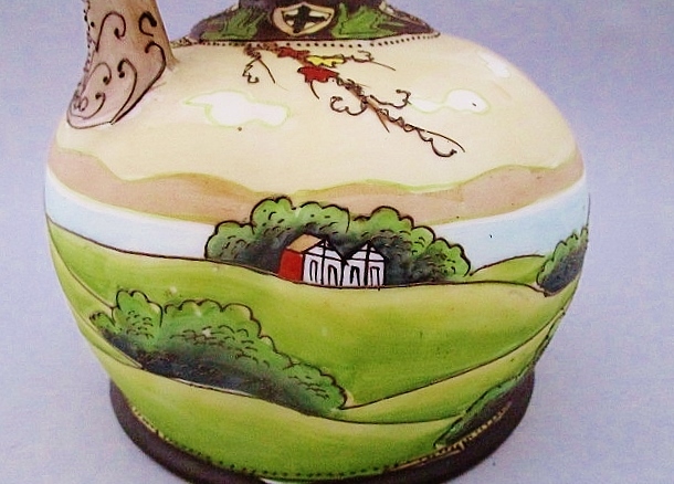 オールドノリタケ Noritake ウッドランド エナメル盛花瓶 - 敬誠アート オールドノリタケの作品一覧 ] 公式 [ Vol.001 盛上 – アンティークテーブルウェア&frasl;ベルモント 食器の通販 Vol.007