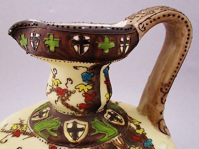 オールドノリタケ Noritake ウッドランド エナメル盛花瓶 - 敬誠アート オールドノリタケの作品一覧 ] 公式 [ Vol.001 盛上 – アンティークテーブルウェア&frasl;ベルモント 食器の通販 Vol.007