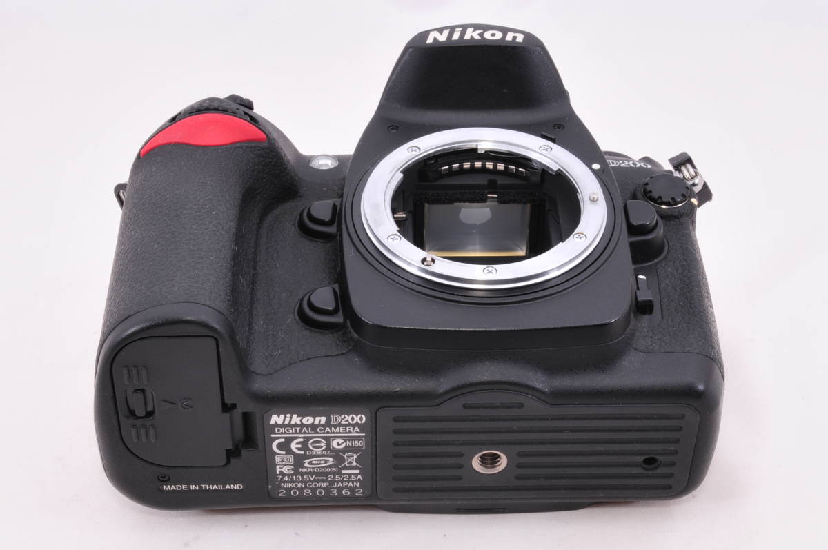 ☆良品☆ニコン NIKON D200 ボディ#《シャッター， フラッシュデータ