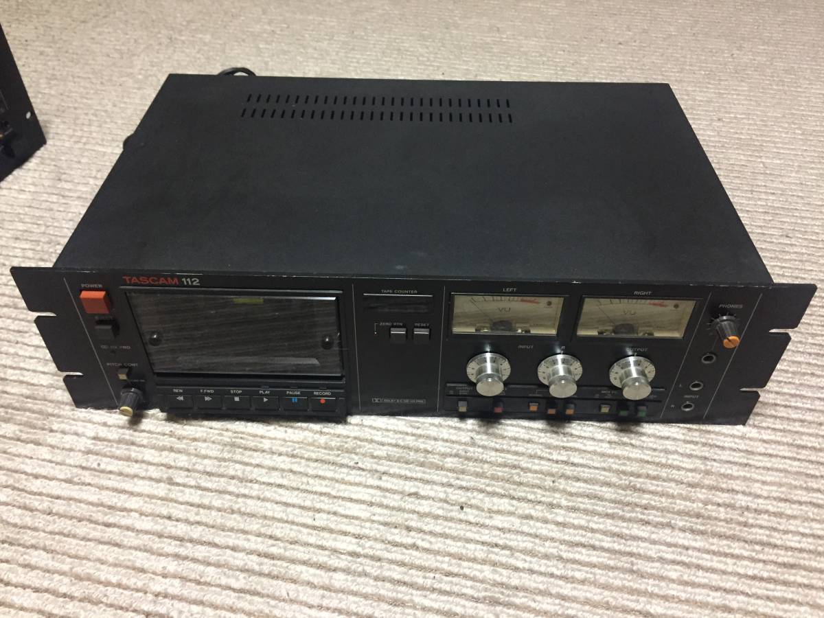 TASCAM 112R 整備動作品 ※難あり。再生専用に。 TASCAM 112mkⅡ