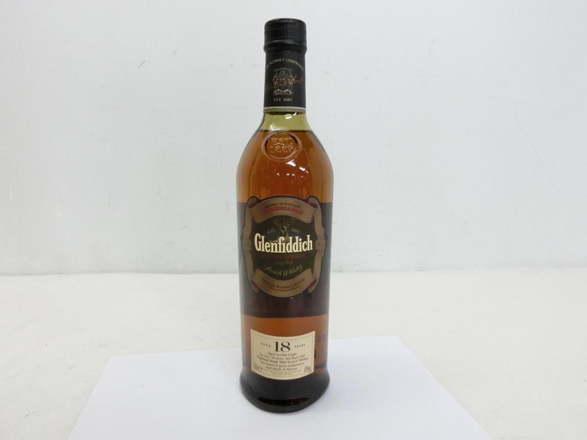 18年 グレンフィディック Glenfiddich 未開栓 ウイスキー 未開栓グレン 