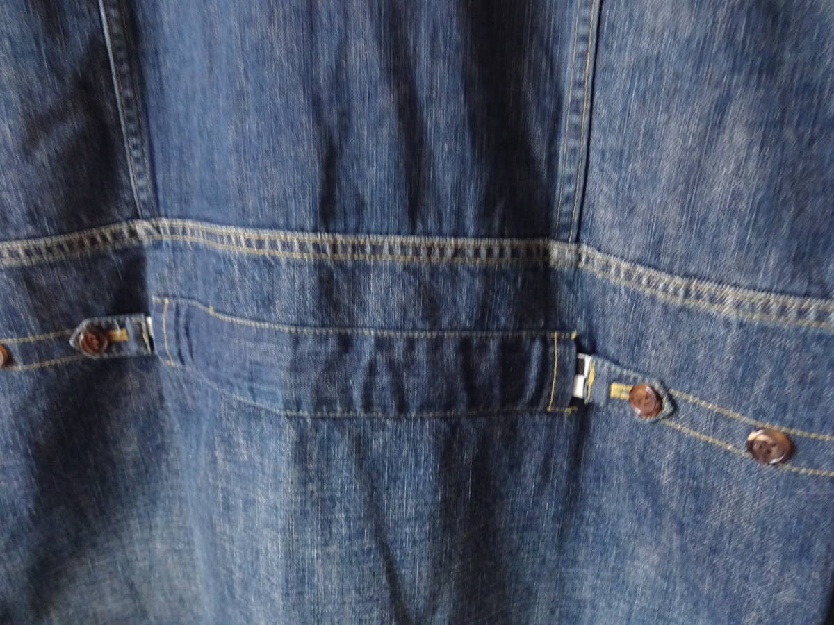 UNDERCOVER アンダーカバー D.A.V.F.期 カバーオール 猫目ZIPデニム 