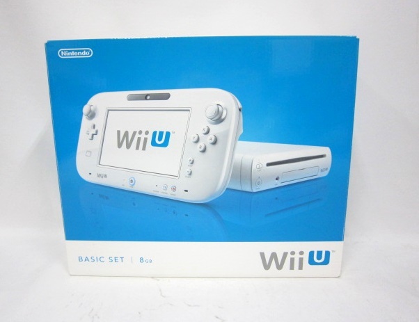 052B100L00◇WiiU ベーシックタイプ 本体 8GB シロ 中古 動作品 U Wii