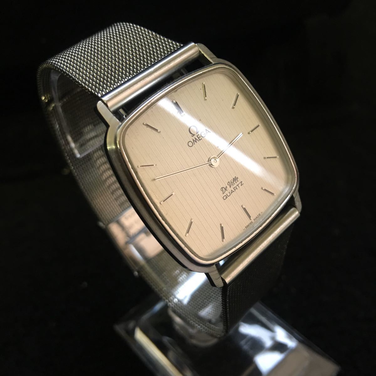 1円～ OMEGA オメガ デビル メンズ クオーツ 腕時計 
