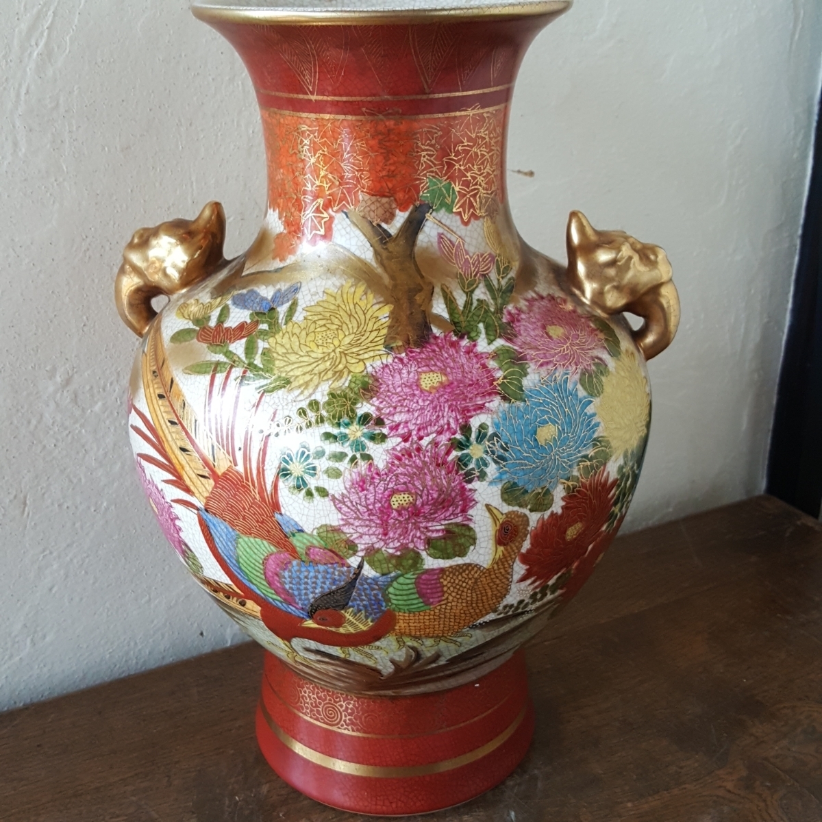 蔵出 薩摩 壺 薩摩焼 骨董 古美術 当時物 壷 花器 花瓶 飾り壺 飾壺