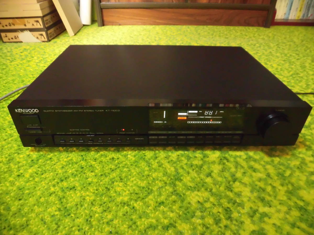 KENWOOD AM-FM チューナー KT-1100D 整備済み完動品 【公式通販】