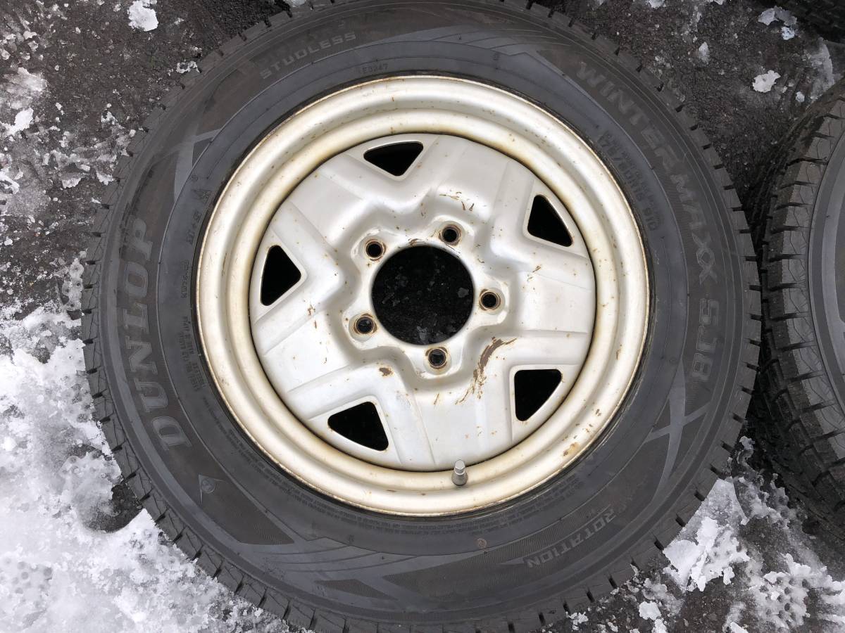 ジムニー 純正ホイール 175/80R16 ダンロップ WINTER MAX 4本セット