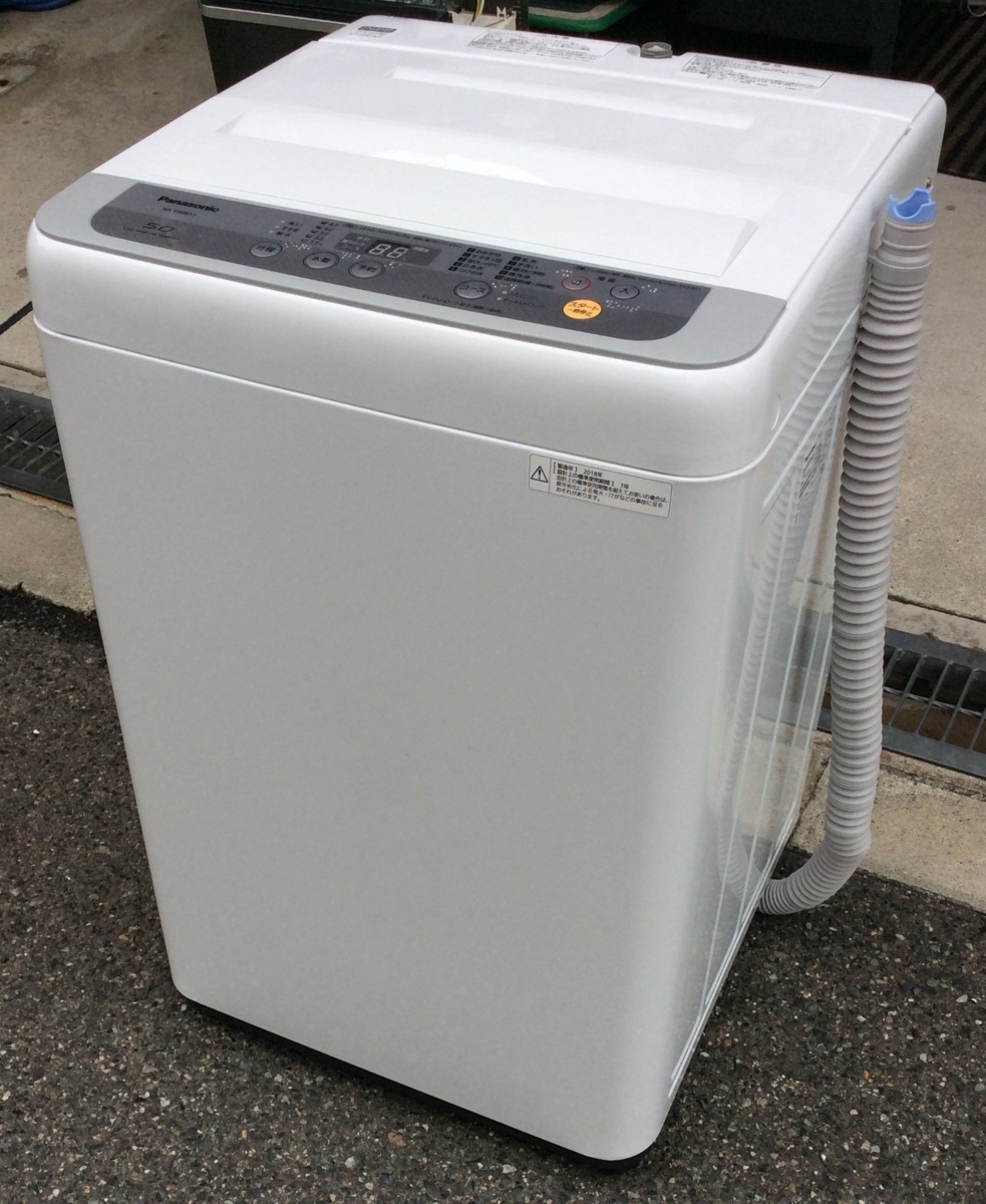 RKGSE-768】特価！Panasonic/5kg/全自動洗濯機/NA-F50B11/中古/2018年