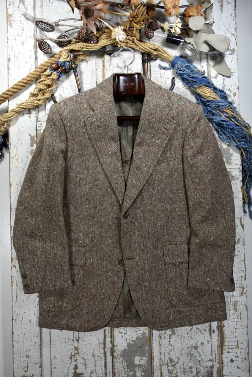 希少 アメリカ製 BROOKS BROTHERS ヴィンテージ ツイードジャケット 