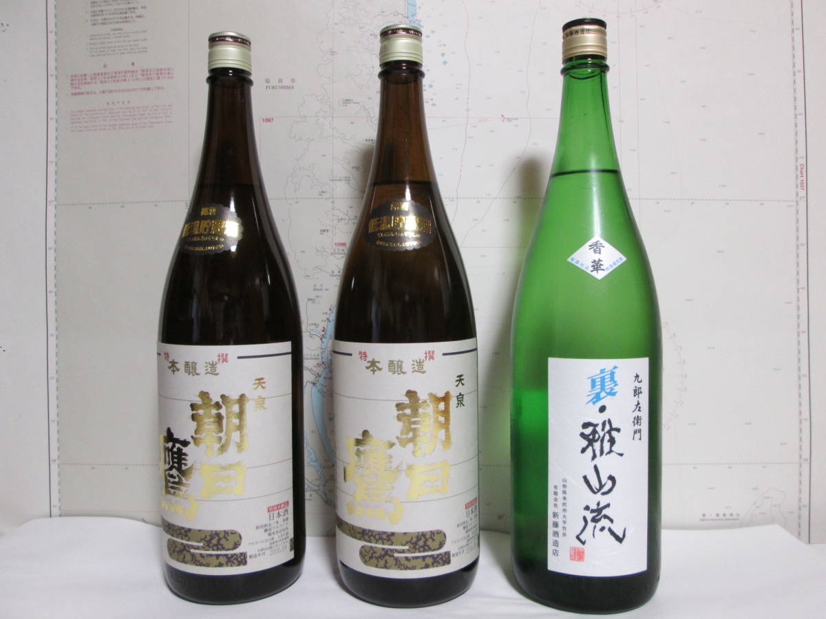 高木酒造 朝日鷹 公式通販 1800ml 特撰 朝日鷹、1.8l3本、十四